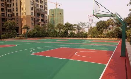 蘇州車位劃線解讀籃球場環氧地坪漆怎么施工？